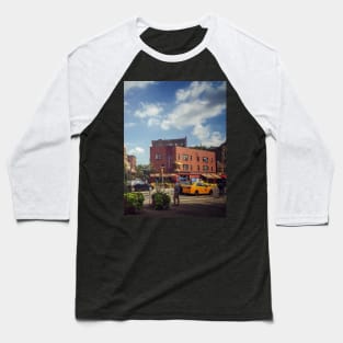 Seventh Ave West Village Street Manhattan NYC Baseball T-Shirt